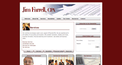 Desktop Screenshot of jimfarrellcpa.com